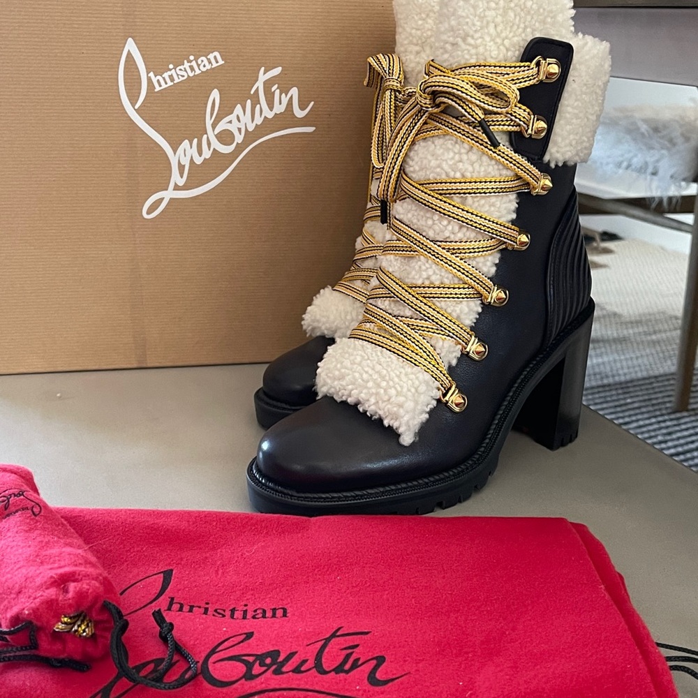COPY - Christian Louboutin Yetia 70 calf/shearling